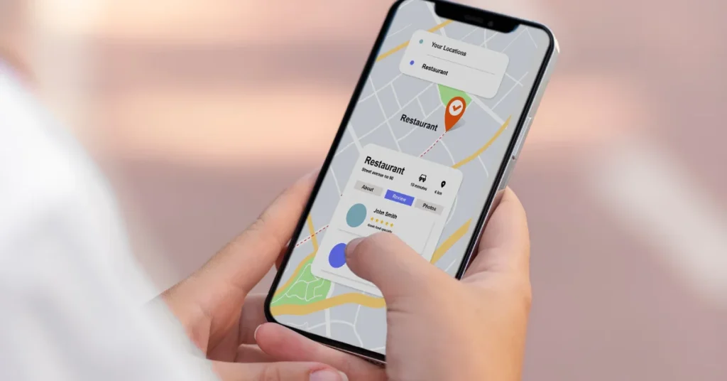 Google maps en iphone
